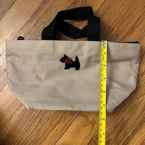 Dog top Handle Canvas Purse with Pouch - Picture 5 of 7